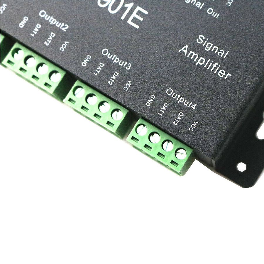4CH SPI Signal Amplifier SP901E For Programmable LED Light Strips 4CH SPI Signal Amplifier SP901E For Programmable LED Light Strips
